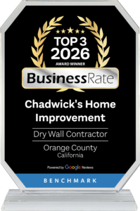 Top 3 2026 Award Winner - Dry Wall Contractor - Google Reviews - Orange County California